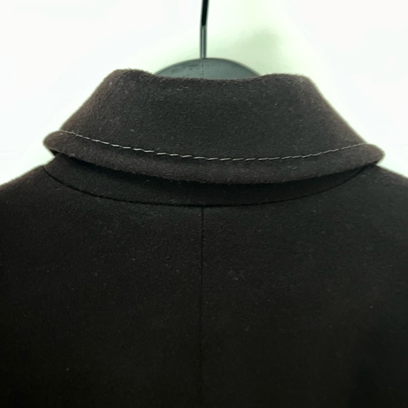 Loro Piana Brown Superfine Wool Coat NEVER WORN - Picture 5 of 8